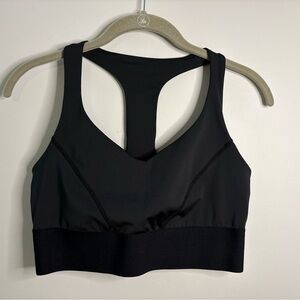 Women’s Good American Active Essentials Icon Sports Bra in black size 3 (large)